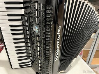 Predám akordeón WELTMEISTER  METEOR 120 BASOVÝ - 11