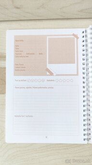 Nový Knižný diár zápisník pre knihomoľov 180 str. Dream&live - 11