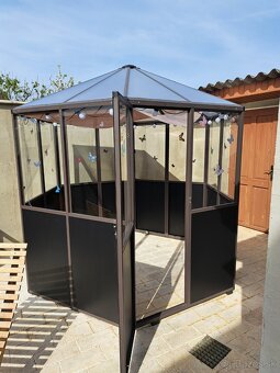 Sklenik zastrešenie vírivky, jacuzzi - 11