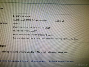 Herný počítač Ryzen 7 3800X / RTX 3060 Ti / 16GB / 500GB SSD - 11