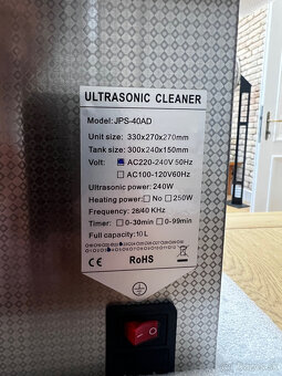 Digitalálna  Ultrazvukova čistička 10L  heater&timer NOVA NE - 11