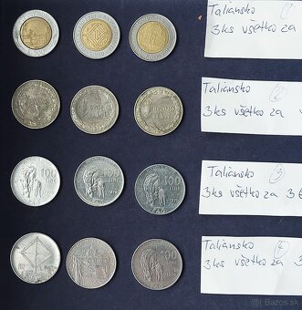 Zbierka mincí - Maroko,Taliansko, České mince, dvojeurovky - 11