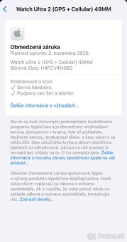 Apple Watch ULTRA 2 49mm LTE BLACK - nové, rok záruka - 11