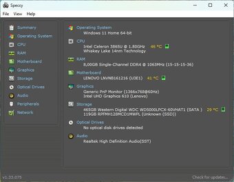 Lenovo S145-14IWL /Intel 4205U/8GB RAM/HD/SSD+HDD/Bat ok - 11