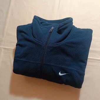 Nike FitTherma Modrá Flísová Mikina Bunda Fleece S/M - 11