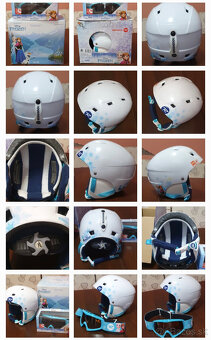 Predám detskú lyžiarsku prilbu s okuliarmi zn. ROSSIGNOL ; X - 11