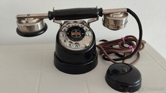 Starý telefon TELEGRAFIA z roku 1927 tzv.kopýtko - 11