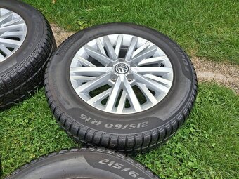 16" ALU 5x112 orig VW  +  215/60 r16 do 8,5mm,REZERVE - 11