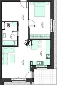 Predaj 2izb. bytu s predzáhradkou 147 m2, Nová Tehelňa- Sene - 11