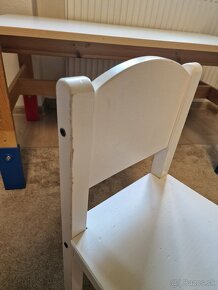 Detský rastúci stolík + 2 detské IKEA stoličky. - 11
