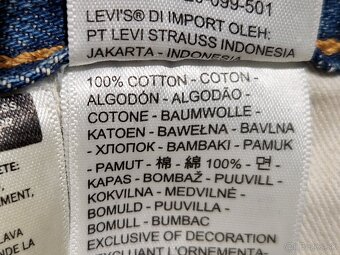 Pánské džíny Levi's 501 W34/L32=45/107cm p254 - 11