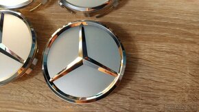 Mercedes krytky stredovej diery kolies 75mm viac farieb BA - 11
