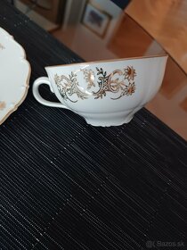 Porcelánová starožitná čajová súprava - 11