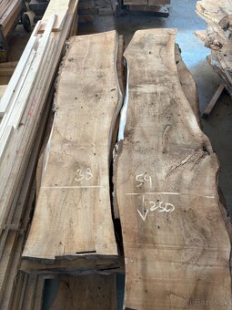 Vysušené orechové fošne, orech, 52 a 60 mm - 11