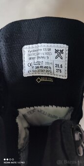 Pánska celoročná kožená GoreTex obuv vhodná na turistiku - 11