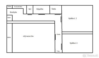 Medená ulica - 3 izb. byt NA PRENÁJOM - 11