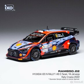 Modely Hyundai i20 N Rally1 1:43 IXO - 11