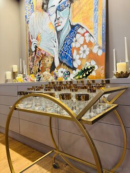 Sada pohárov z krištálového  skla LR Czechoslovakia,posielam - 11