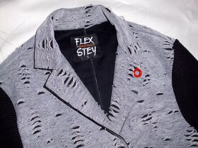 Flex Stey pánske-chlapčenské slim športové sako S - 11
