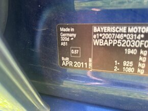 ROZPREDÁM BMW E90 320d FACELIFT 2011 - 11