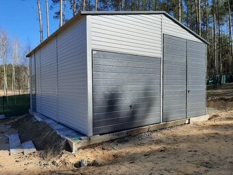 Hala plechová montovaná 6x8m - 11