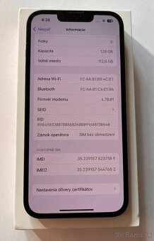 iPhone 13 Midnight, originál stav, batéria 85% - 11