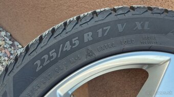 Predám krasne kolesá Audi+celoročne pneumatiky  5x112 r17 - 11