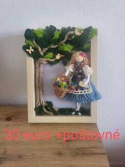 Obrazy macrame anjel - 11