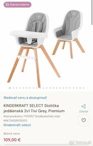 Detská jedalenská stolička Kinderkraft - 11