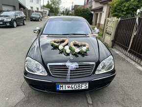 Svadobné vozidlo na prenájom Mercedes S500 L - 11