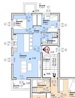 3-izboý apartmán v novostavbe s výhľadom na more /Chorvátsko - 11