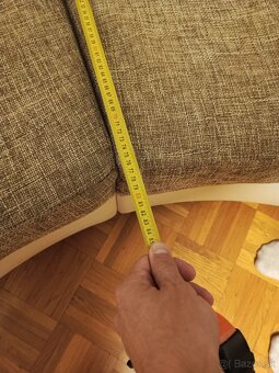 Predám dizajnovú sedačku do polkruhu v TOP stave - 11