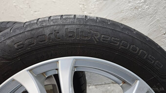 Predám letné kolesá Dunlop + disky ANZIO – 205/55 R16 - 11