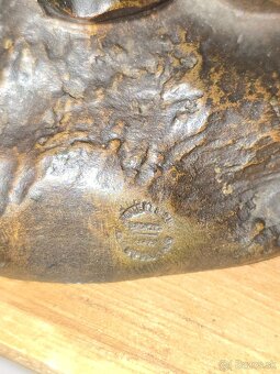 Starožitna bronzová socha 53cm - 11