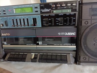Sanyo MW255L radiomagnetofon retro 2 kazeťák - 11