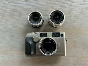 hľadáčikový fotoaparát Contax G2 + 3 objektívy a blesk - 11