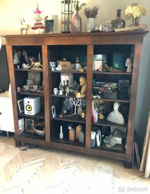 Starožitná knižnica Š203xh57,5xV184cm - 11