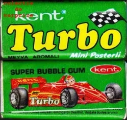 Obrázky áut zo žuvačiek Kent Turbo - 11