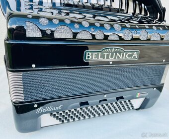 Predám NOVÝ akordeón BELTUNICA  BRILLIANT 80 basový- krásny - 11