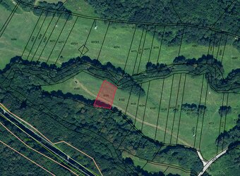 Horná Ves – 1.020 m2 POZEMOK na karavan/chatku/prístrešok - 11