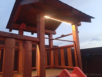 Detské ihrisko hojdačka šmýkačka detské preliezky a domčeky - 11