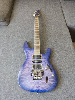 Ibanez S570DXQM Bright Blue Burst - 11