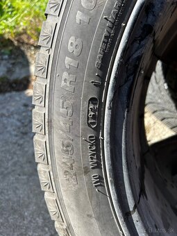5x112 r18 245/45 sada diskov + zimné pneumatiky - 11