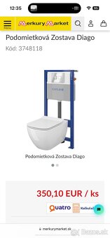 Predám úplne nový komplet závesný záchod / WC - 11