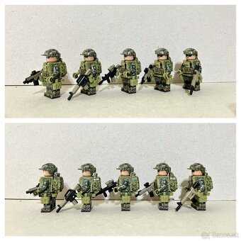 Rôzne sety vojakov (8ks) - typ lego, nové, nehrané - 11