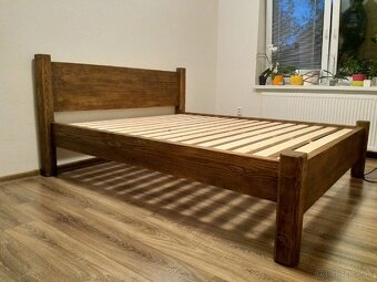 Predám manželské postele z masívu - 11