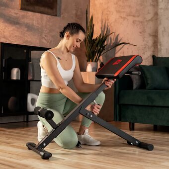 Lavička na cvičenie HOP-SPORT HS-1016 Hyperextenzia  -  NOVÁ - 11