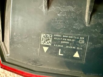 Zadné svetlá BMW G30 originál bez poškodenia - 11
