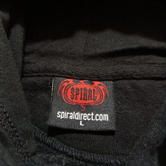 Spiral Direct Ice Dragon čierna mikina s kapucňou big logo L - 11
