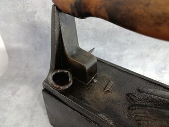 Obrovská komínová atypická žehlička, krásná, 9,65kg TOP - 11